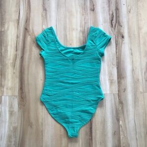 Forever 21 Aqua Wave Bodysuit